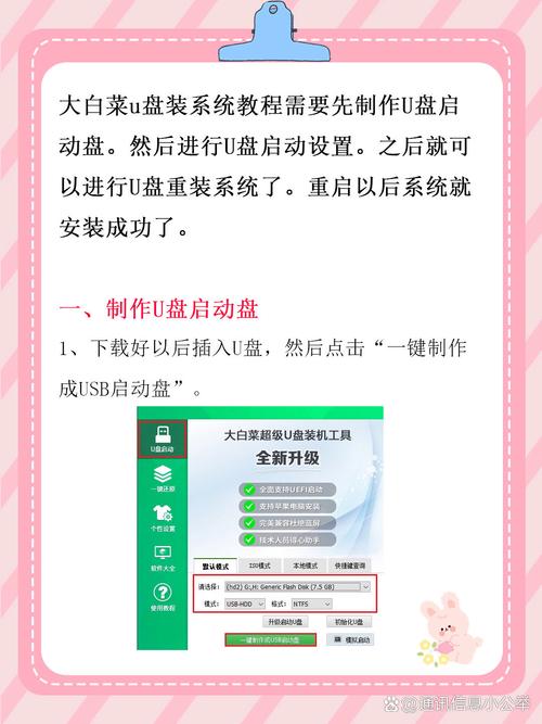 大白菜重装win7教程